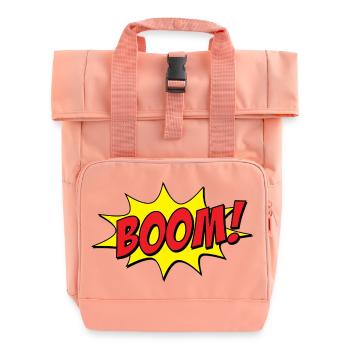 Boom! - Rolltop Rucksack mit zwei Griffen - Chintzrosa - Vorne