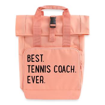 Entraîneur de tennis - Sac à dos Roll Top à deux anses - rose liberty - Devant
