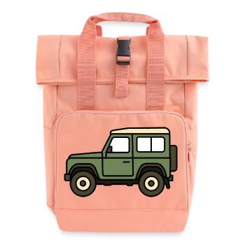 Voiture tout-terrain - Sac à dos Roll Top à deux anses - rose liberty - Devant