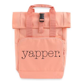 Kläffen - Rolltop Rucksack mit zwei Griffen - Chintzrosa - Vorne