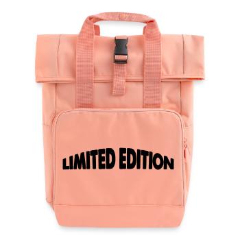 Limited edition - Roll Top Backpack with Two Handles - chintz rose - Front