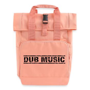 Dub Music - Rolltop Rucksack mit zwei Griffen - Chintzrosa - Vorne