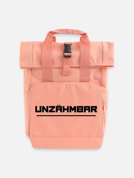 UNZÄHMBAR - Rolltop Rucksack mit zwei Griffen - Chintzrosa