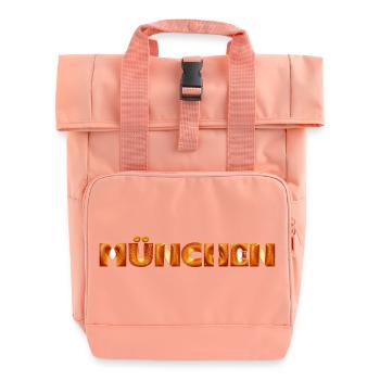Munchen - Rolltop Rucksack mit zwei Griffen - Chintzrosa - Vorne