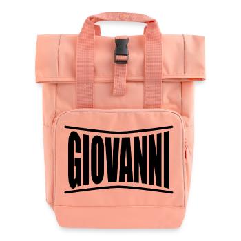 T-Shirt Giovanni T-Shirt Geschenkidee - Rolltop Rucksack mit zwei Griffen - Chintzrosa - Vorne