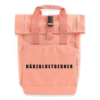 Härzbluetberner Berner Kanton Bern - Rolltop Rucksack mit zwei Griffen - Chintzrosa - Vorne