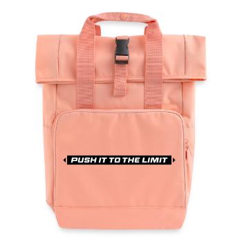 Push It To The Limit - Rolltop Rucksack mit zwei Griffen - Chintzrosa - Vorne