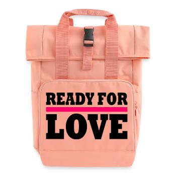 Ready for love - Sac à dos Roll Top à deux anses - rose liberty - Devant
