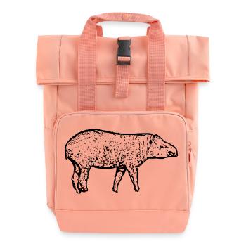 Tapire - Rolltop Rucksack mit zwei Griffen - Chintzrosa - Vorne