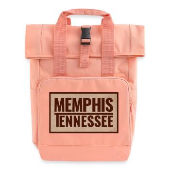 Enseigne ancienne de Memphis Tennessee - Sac à dos Roll Top à deux anses - rose liberty - Devant