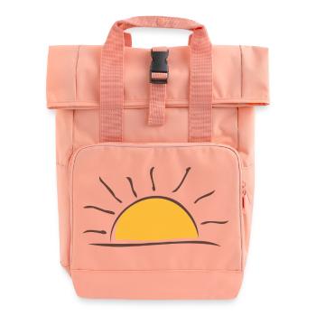 Sonne - Rolltop Rucksack mit zwei Griffen - Chintzrosa - Vorne