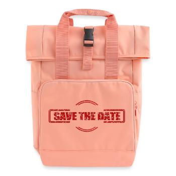 save the date - Rolltop Rucksack mit zwei Griffen - Chintzrosa - Vorne