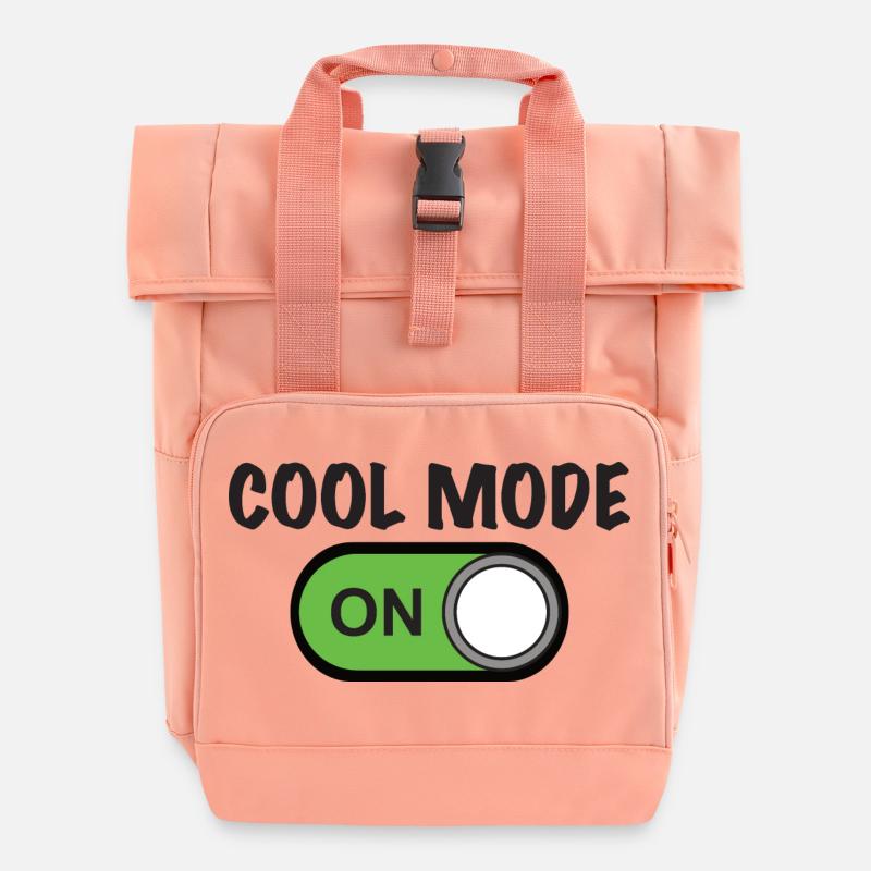 MODE COOL ON - Sac à dos Roll Top à deux anses - rose liberty