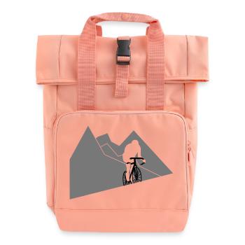 Kletterer - Rolltop Rucksack mit zwei Griffen - Chintzrosa - Vorne