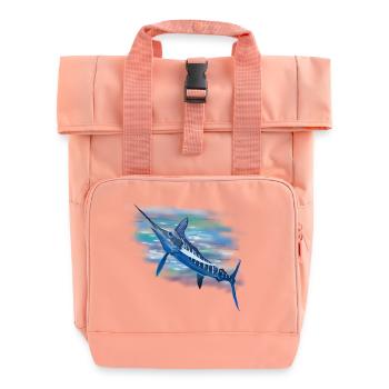 Schwertfisch - Rolltop Rucksack mit zwei Griffen - Chintzrosa - Vorne
