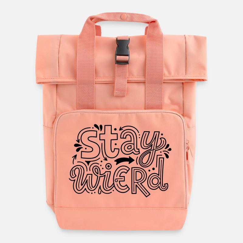 Reste bizarre - Sac à dos Roll Top à deux anses - rose liberty