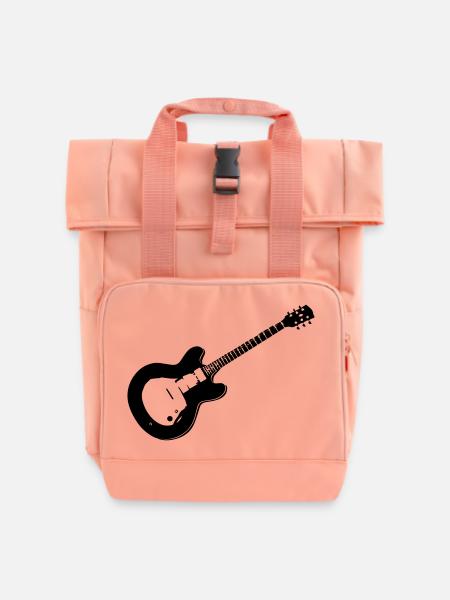 guitar - Rolltop Rucksack mit zwei Griffen - Chintzrosa