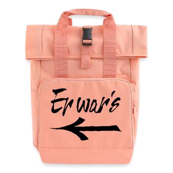 il jeta - Sac à dos Roll Top à deux anses - rose liberty - Devant