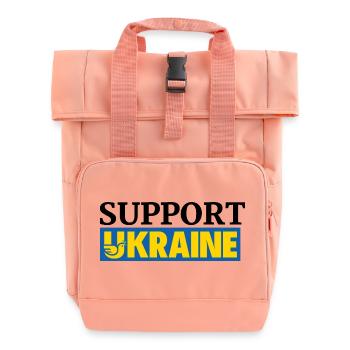 Ukraine - Rolltop Rucksack mit zwei Griffen - Chintzrosa - Vorne