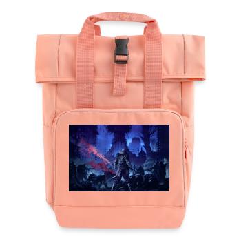 Le cimetière - Sac à dos Roll Top à deux anses - rose liberty - Devant