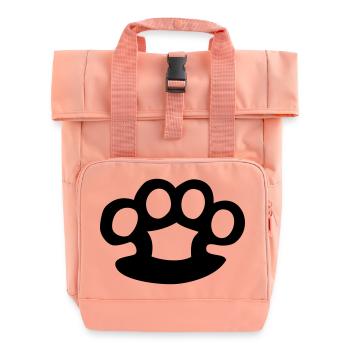 Anneau de choc - Sac à dos Roll Top à deux anses - rose liberty - Devant