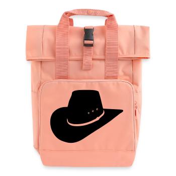 cowboy hut - Rolltop Rucksack mit zwei Griffen - Chintzrosa - Vorne