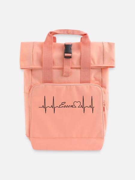 Essen - Rolltop Rucksack mit zwei Griffen - Chintzrosa