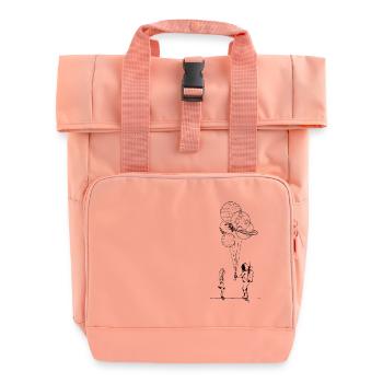 astronaute - Sac à dos Roll Top à deux anses - rose liberty - Devant