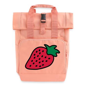 strawberry - Rolltop Rucksack mit zwei Griffen - Chintzrosa - Vorne