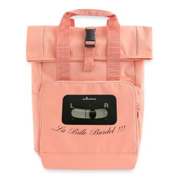 La bille bordel - Sac à dos Roll Top à deux anses - rose liberty - Devant