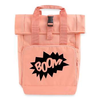 boom_f1 - Rolltop Rucksack mit zwei Griffen - Chintzrosa - Vorne