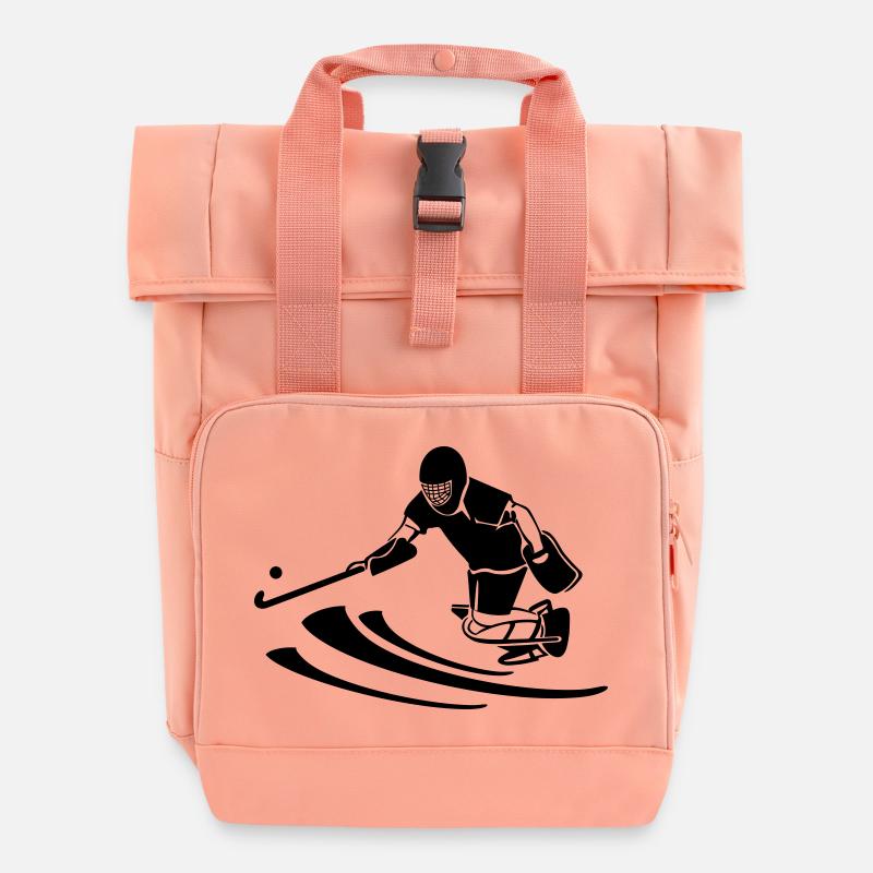 Torwart - Rolltop Rucksack mit zwei Griffen - Chintzrosa
