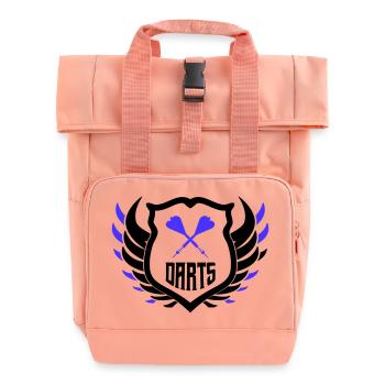 Écusson des fléchettes - Sac à dos Roll Top à deux anses - rose liberty - Devant