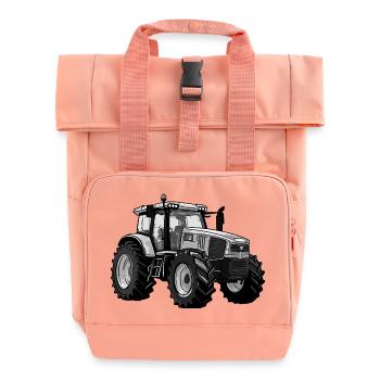 Traktor - Rolltop Rucksack mit zwei Griffen - Chintzrosa - Vorne