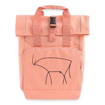 Bull - Roll Top Backpack with Two Handles - chintz rose - Front