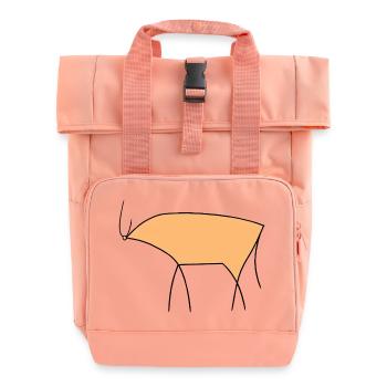 Bull - Roll Top Backpack with Two Handles - chintz rose - Front