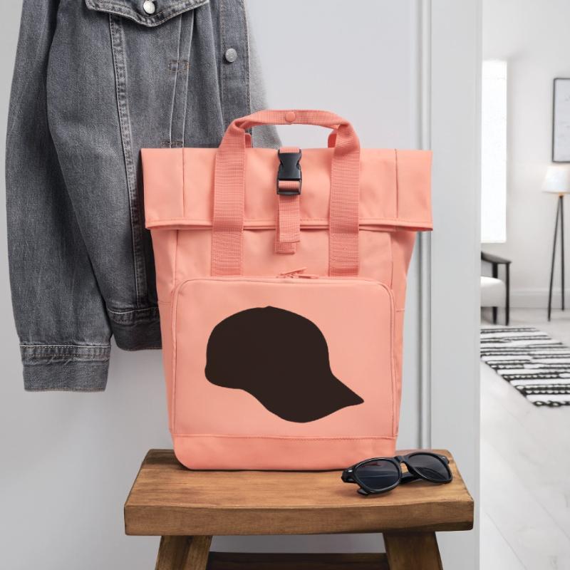 basecap Rolltop Rucksack mit zwei Griffen