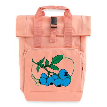 Blaubeeren - Rolltop Rucksack mit zwei Griffen - Chintzrosa - Vorne
