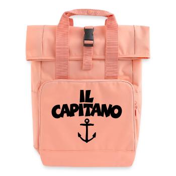 Il Capitano Anchora - Roll Top Backpack with Two Handles - chintz rose - Front