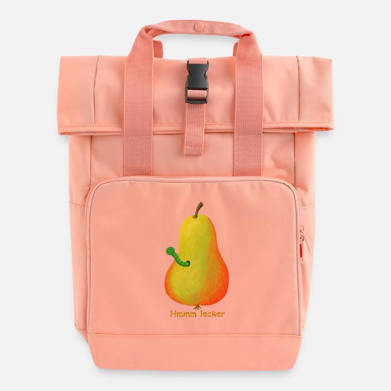 Poire - Sac à dos Roll Top à deux anses - rose liberty