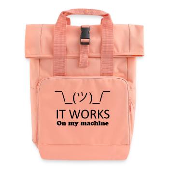 It Work On My Machine - Sac à dos Roll Top à deux anses - rose liberty - Devant