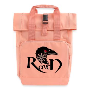 Raven für Reisende - Rolltop Rucksack mit zwei Griffen - Chintzrosa - Vorne
