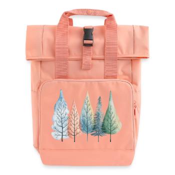 Winter - Rolltop Rucksack mit zwei Griffen - Chintzrosa - Vorne