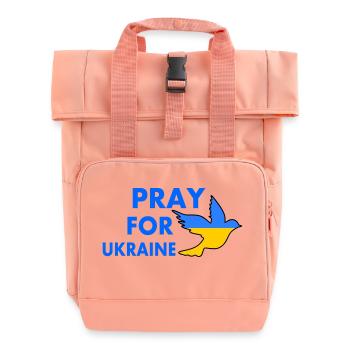 Ukraine - Rolltop Rucksack mit zwei Griffen - Chintzrosa - Vorne