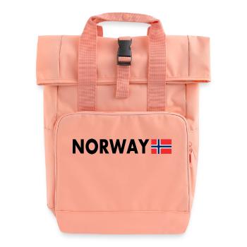 Drapeau de la Norvège - Sac à dos Roll Top à deux anses - rose liberty - Devant