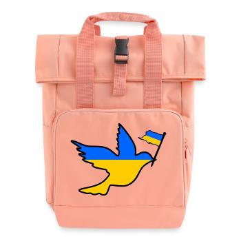 Ukraine - Rolltop Rucksack mit zwei Griffen - Chintzrosa - Vorne