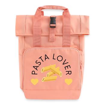 Pasta-Liebhaber - Rolltop Rucksack mit zwei Griffen - Chintzrosa - Vorne