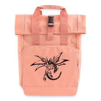 tribal dragon - Sac à dos Roll Top à deux anses - rose liberty - Devant