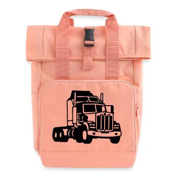 lkw - Rolltop Rucksack mit zwei Griffen - Chintzrosa - Vorne