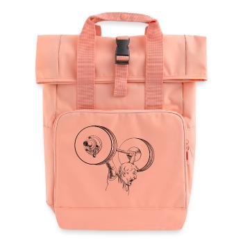 Weightlifting - Roll Top Backpack with Two Handles - chintz rose - Front